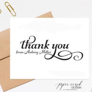 custom thank you notes
