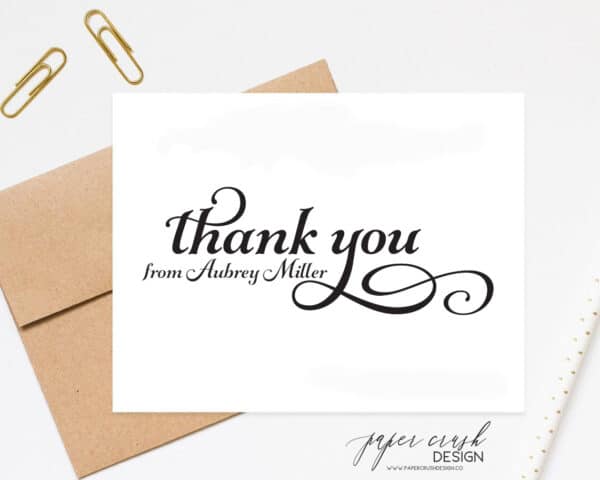 custom thank you notes