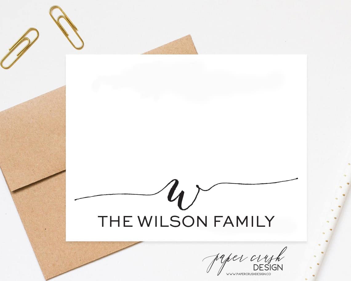 Personalized Stationery, Thank You Cards & More