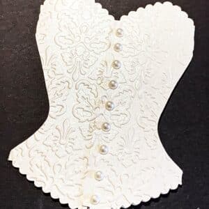 Corset Bridal Shower Invitations